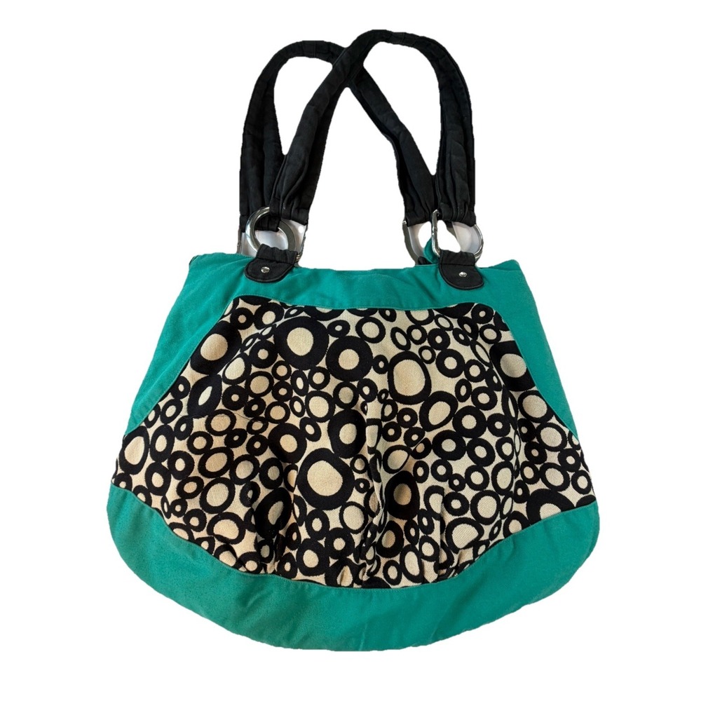 1154 Lill Studio Custom Bag Teal Black Ring Design